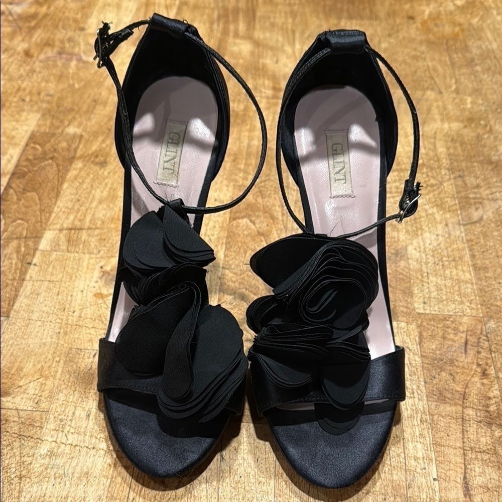 Glint floral heels